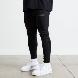 Vanquish Fitness Eclipse V2 Black Tapered Sweatpants Schwarz | ZVRPQT719