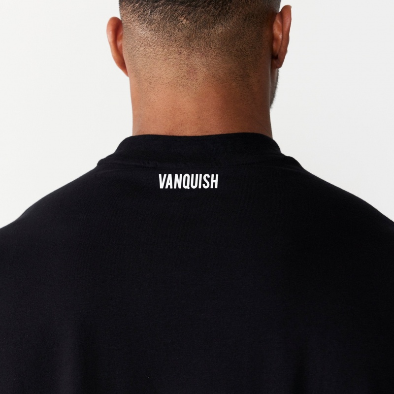 Vanquish Fitness DBZ Vegeta Black Oversized T Shirt Schwarz | PDNKSG381