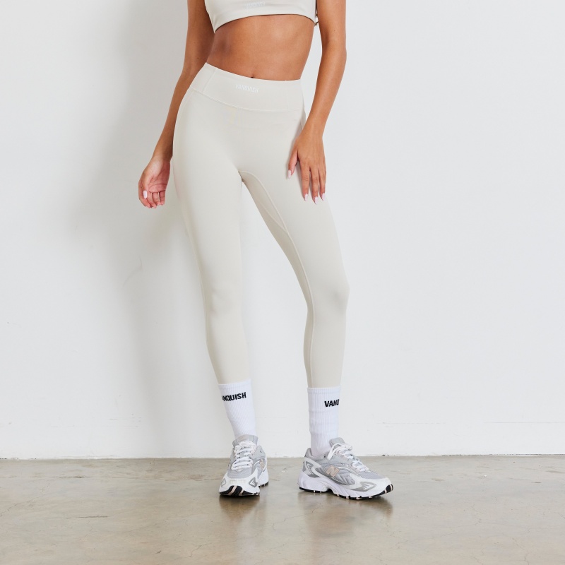 Vanquish Fitness Enhance V2 Nude Leggings Nude | OQLRYK235