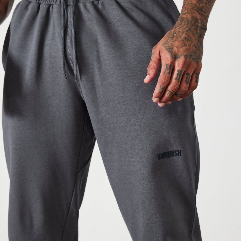 Vanquish Fitness Essential Denim Blue Oversized Sweatpants Blau | FBEPZO508