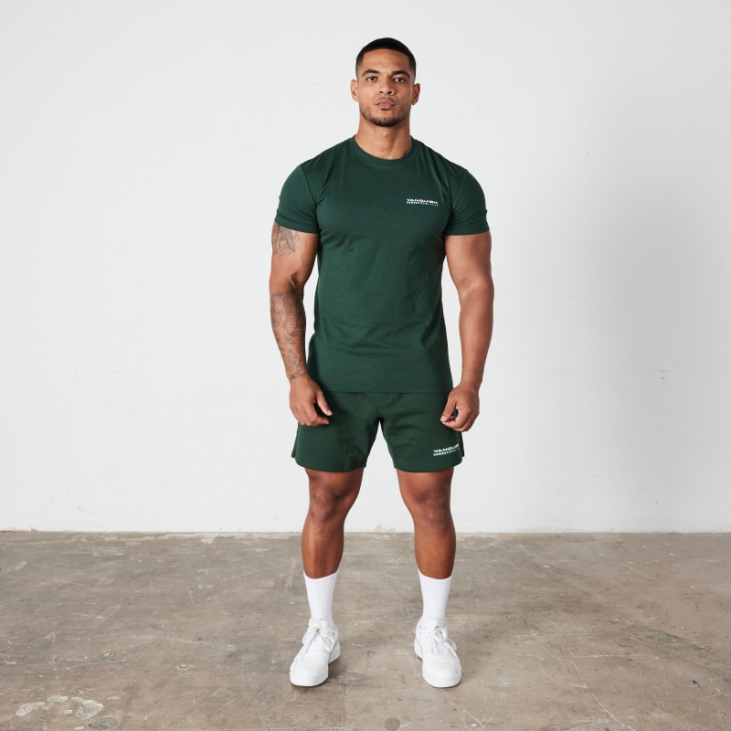 Vanquish Fitness Green Athletics Division Fitted T Shirt Grün | ZTQKFY910