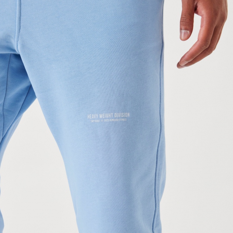 Vanquish Fitness Heavyweight Division Blue Tapered Sweatpants Blau | SPWOMY874