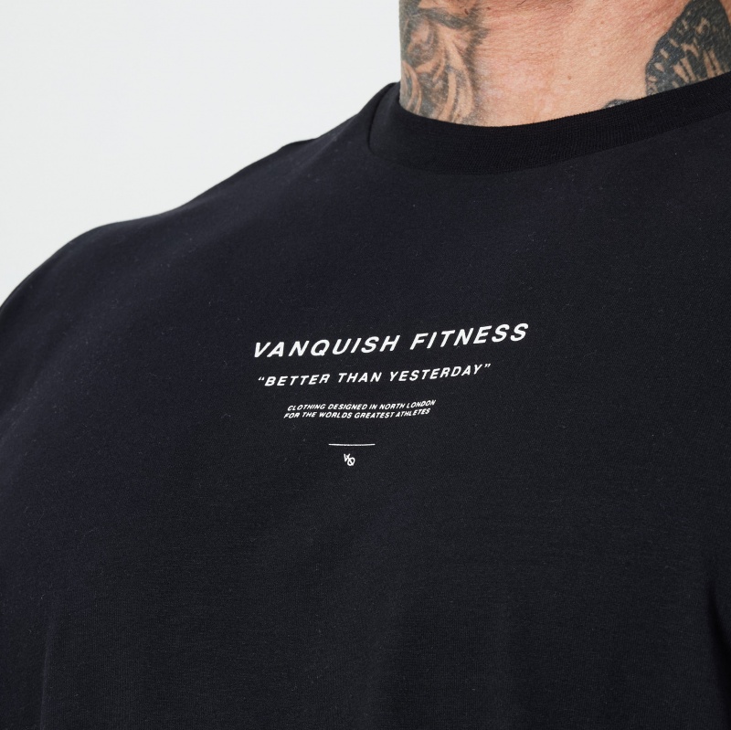Vanquish Fitness TSP Black 2023 Collective Oversized T Shirt Schwarz | RXUCJW250