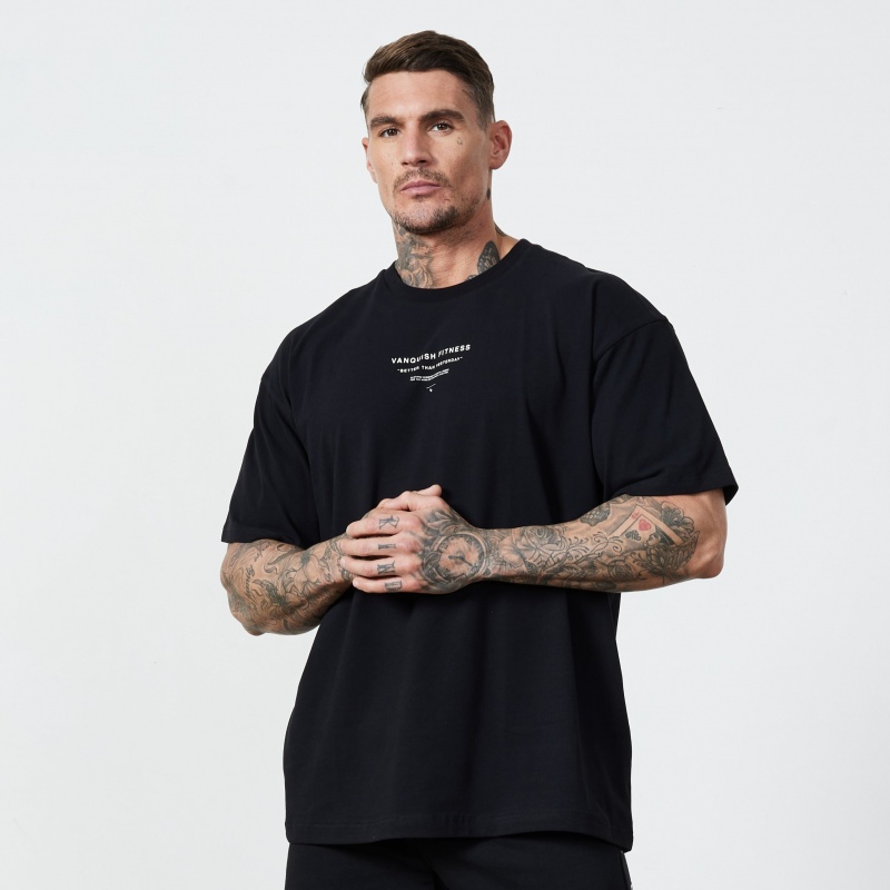 Vanquish Fitness TSP Black 2023 Collective Oversized T Shirt Schwarz | RXUCJW250