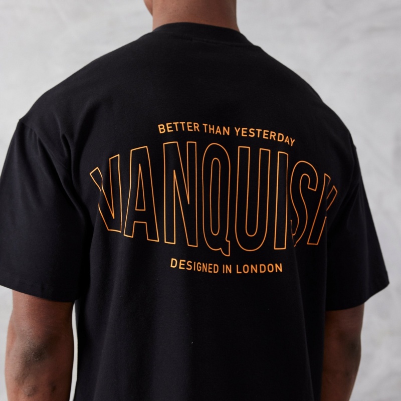 Vanquish Fitness TSP Black Undeniable Oversized T Shirt Schwarz | GPECAU048