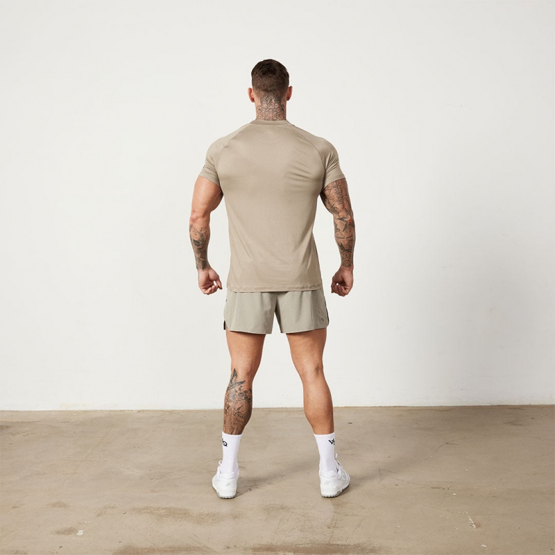 Vanquish Fitness Utility Stone T Shirt Stone | ZOEQRX125