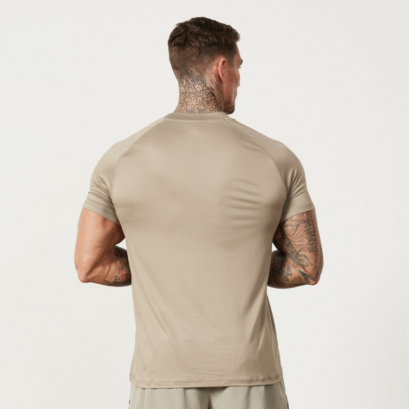 Vanquish Fitness Utility Stone T Shirt Stone | ZOEQRX125